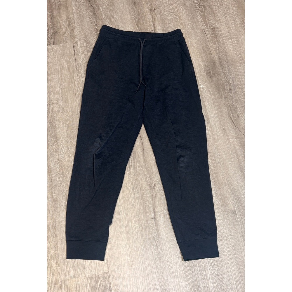 Uniqlo Ultra Stretch Dry Sweatpants Navy Blue Tapered Joggers Mens Small